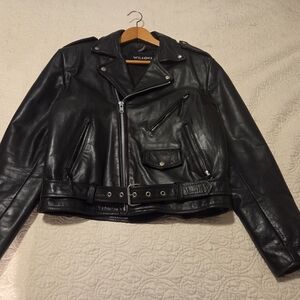Wilson Black Performance Leather Jacket